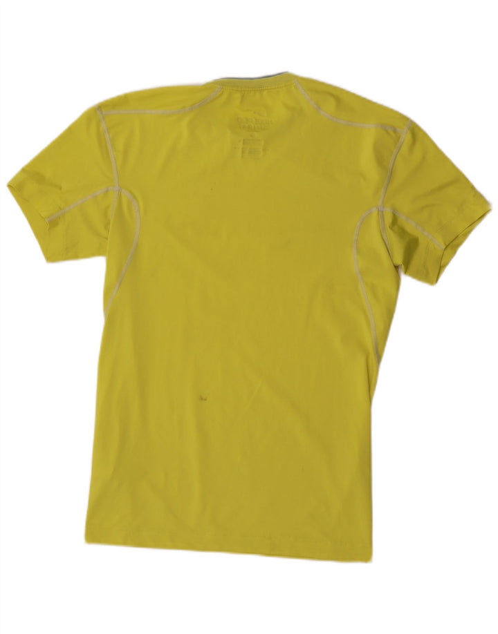 Camiseta Nike Dri Fit para hombre Top deportivo de poliéster amarillo grande