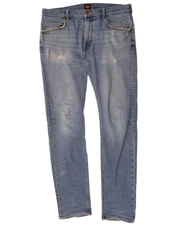 Vaqueros Lee Rider Slim para hombre W34 L34 Algodón azul