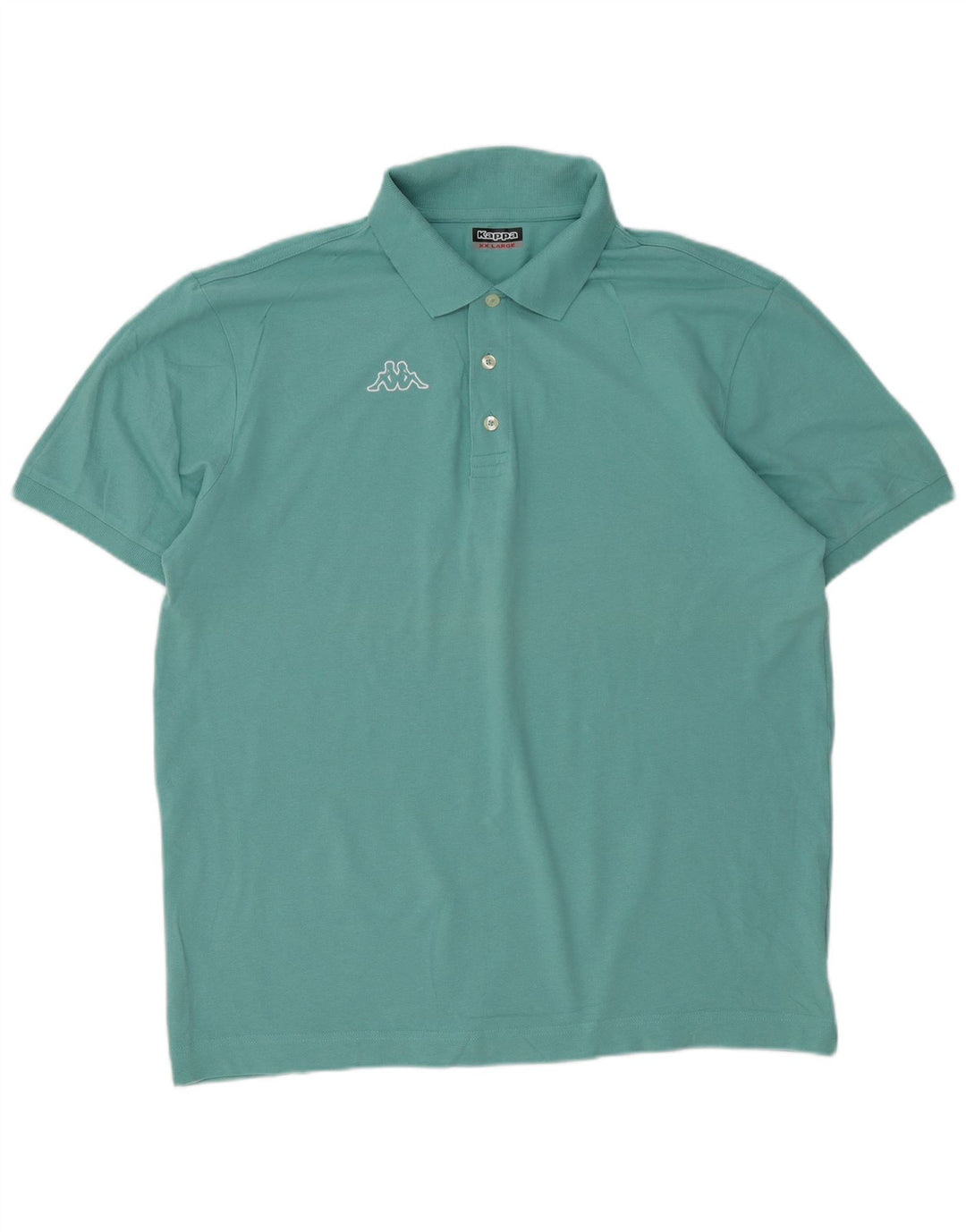 Kappa Polo gráfico para hombre 2XL Algodón turquesa