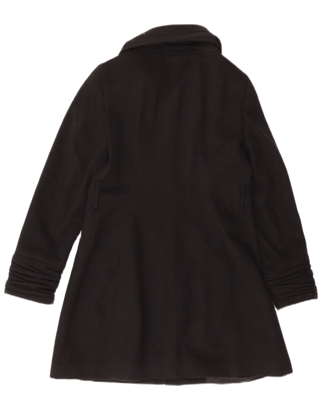 Zara Mujer Abrigo Reino Unido 42 Mediano Negro