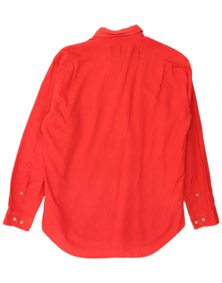 MARLBORO CLASSICS Camisa Hombre Grande Lino Rojo