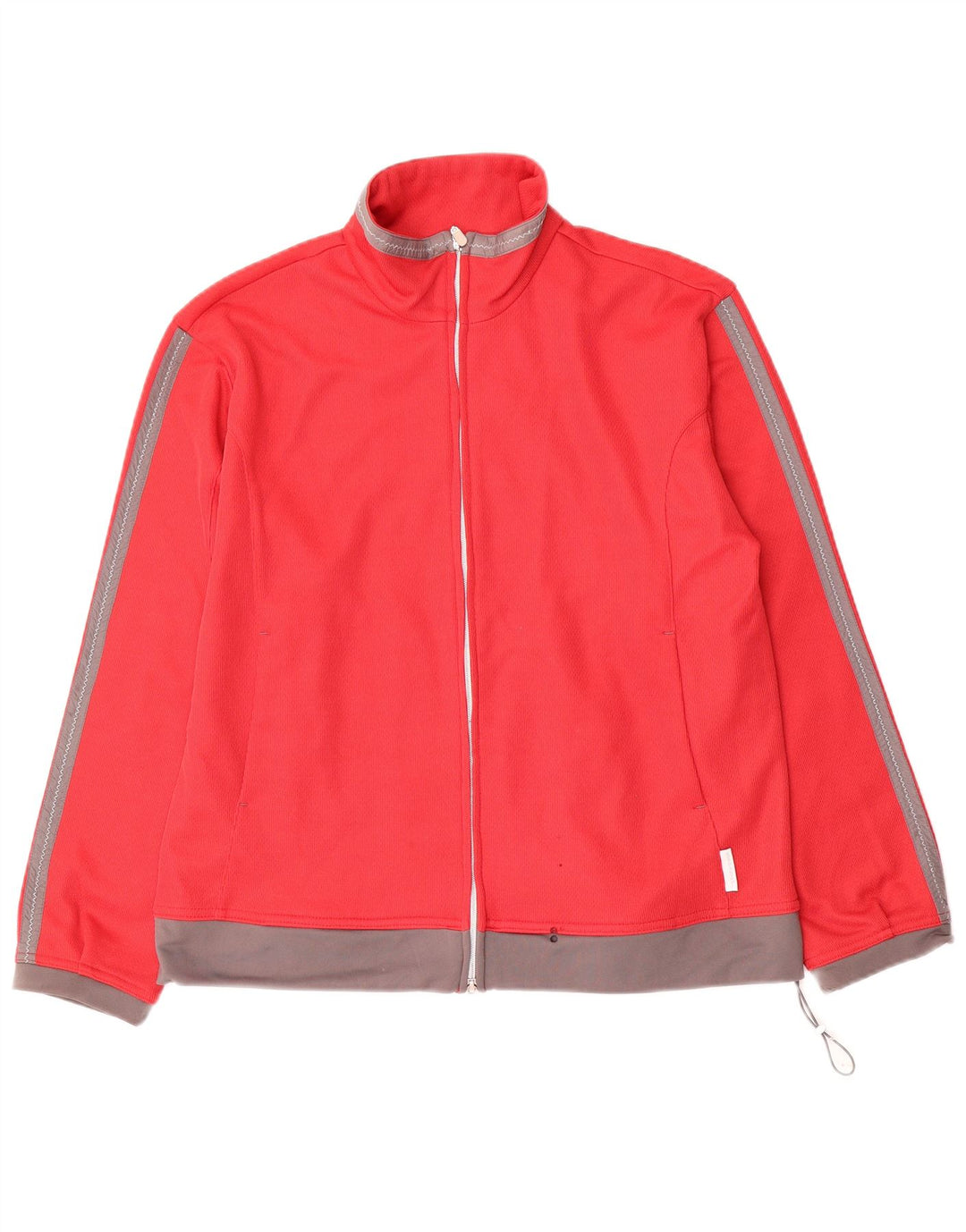 Diadora Chaqueta de chándal extragrande para mujer, talla 40, talla pequeña, color rojo