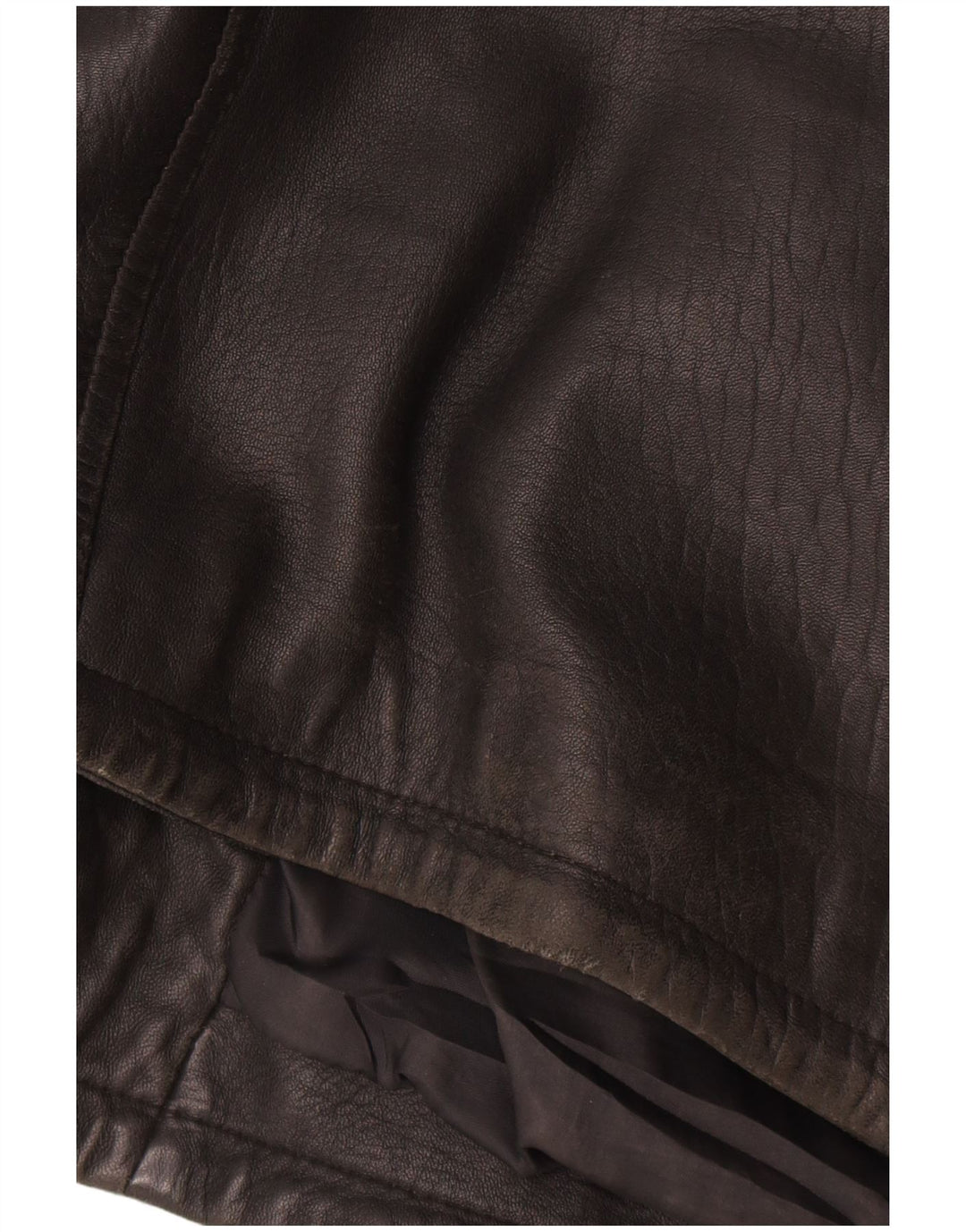 Maddox Chaqueta de cuero para hombre IT 56 3XL Cuero negro