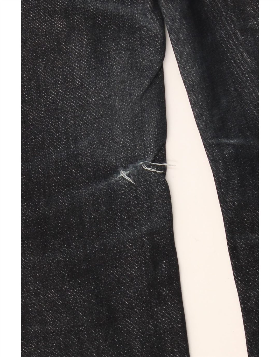 BENETTON Vaqueros Rectos Mujer W31 L30 Azul Marino Algodón