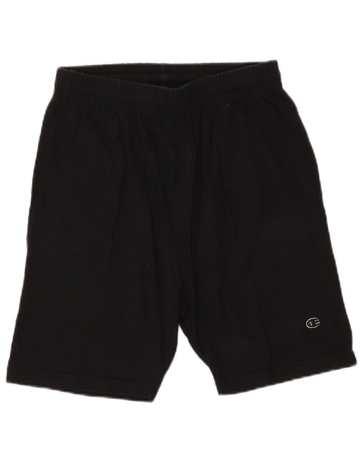 Champion Shorts deportivos para hombre Algodón negro mediano