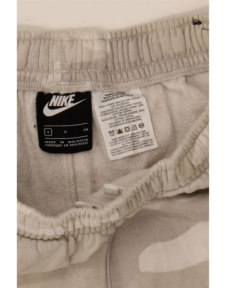 Nike - Pantalones cortos deportivos para hombre, algodón de camuflaje gris pequeño