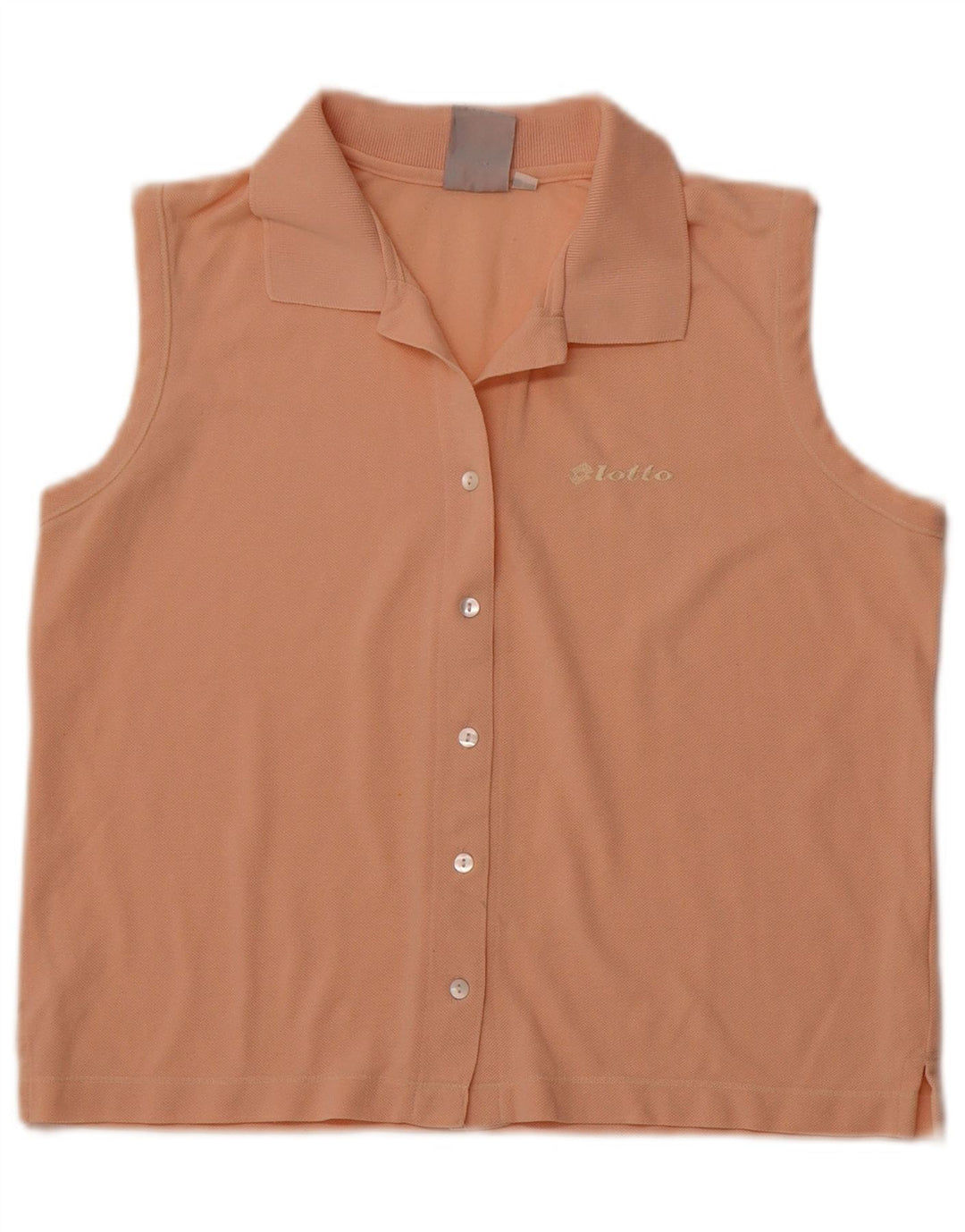 LOTTO Blusa corta sin mangas para mujer UK 44 Grande Naranja