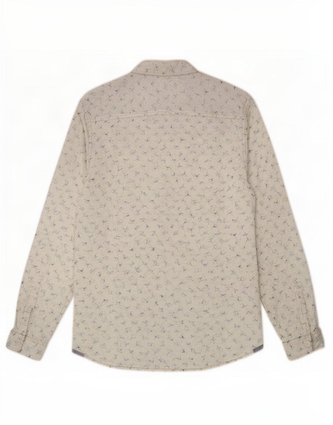 Camisa ajustada de hombre de algodón con estampado animal de White Stuff