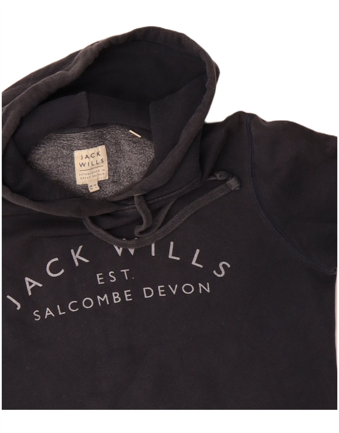Jack Wills Jersey con capucha extragrande para mujer UK 10 Small Azul marino
