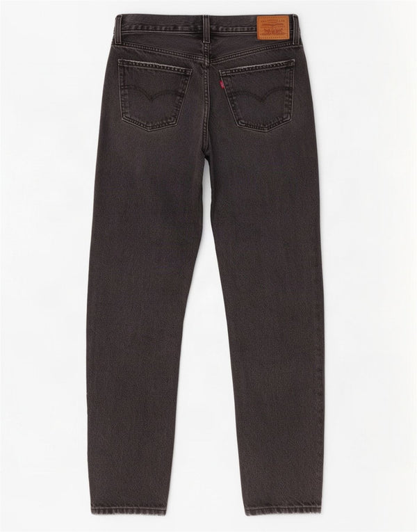 Vaqueros Levi's Mujer Middy Rectos W29 L31 Algodón Gris