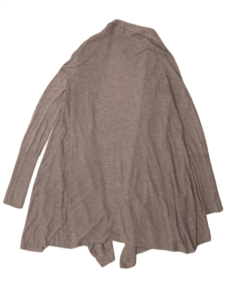 Marks & Spencer Suéter tipo cárdigan abierto para mujer Reino Unido 12 Acrílico gris medio
