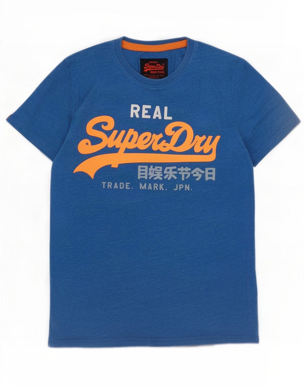 Superdry Camiseta Gráfica De Algodón Azul Medio Para Hombre