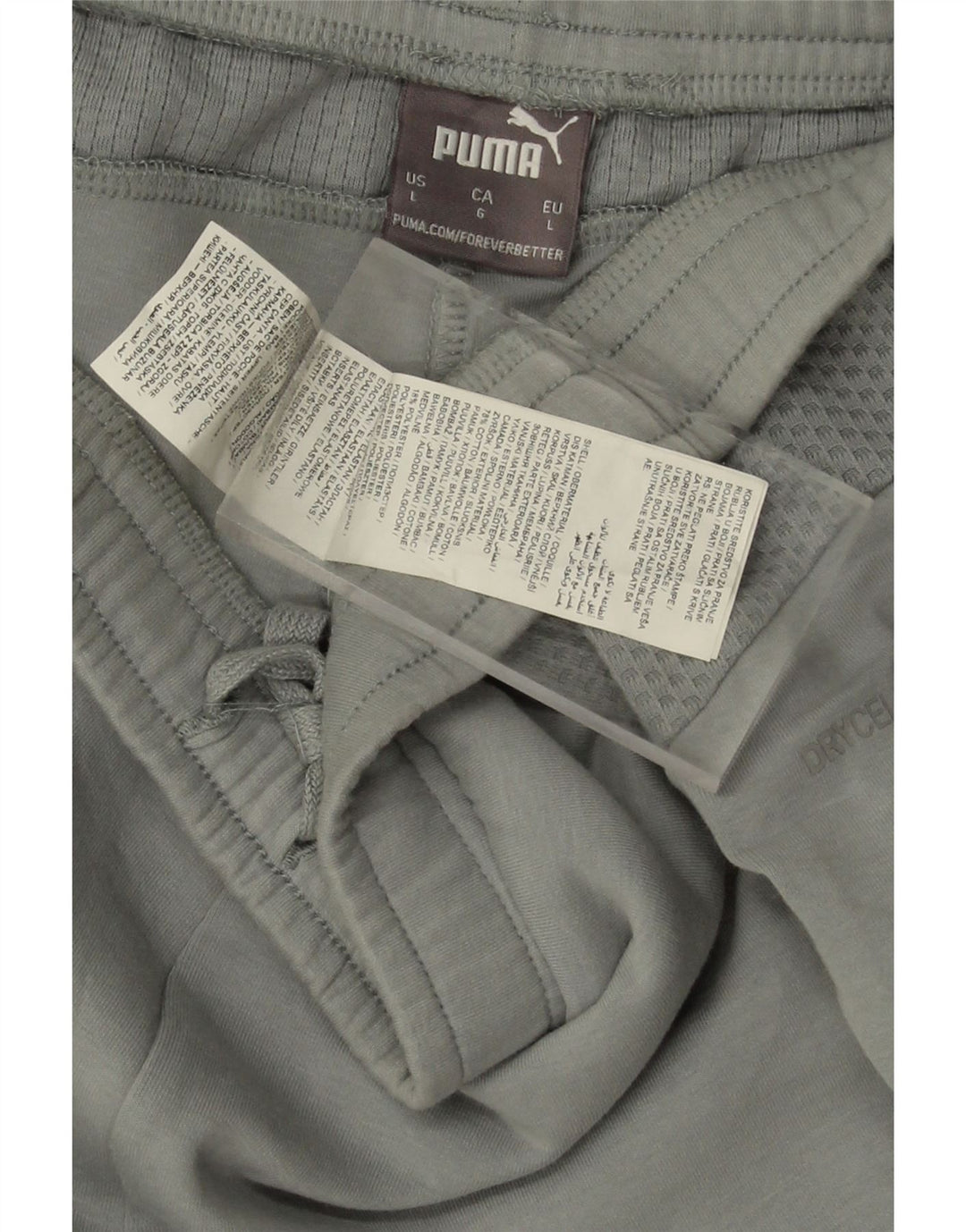 PUMA Pantalones de Chándal Manchester City para Hombre Algodón Gris Grande