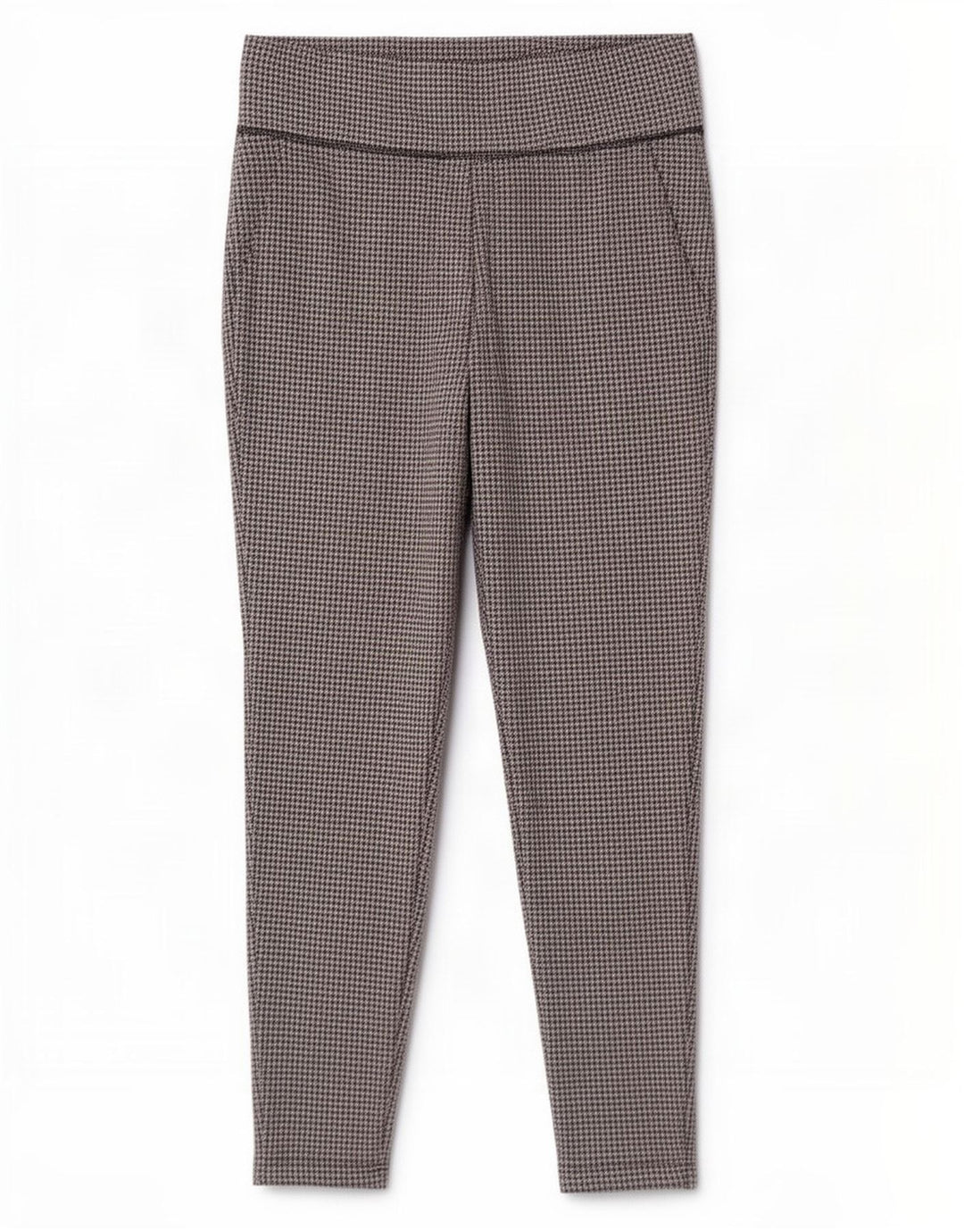 Marks & Spencer Leggings para mujer UK 44 Grande Poliéster de pata de gallo negro