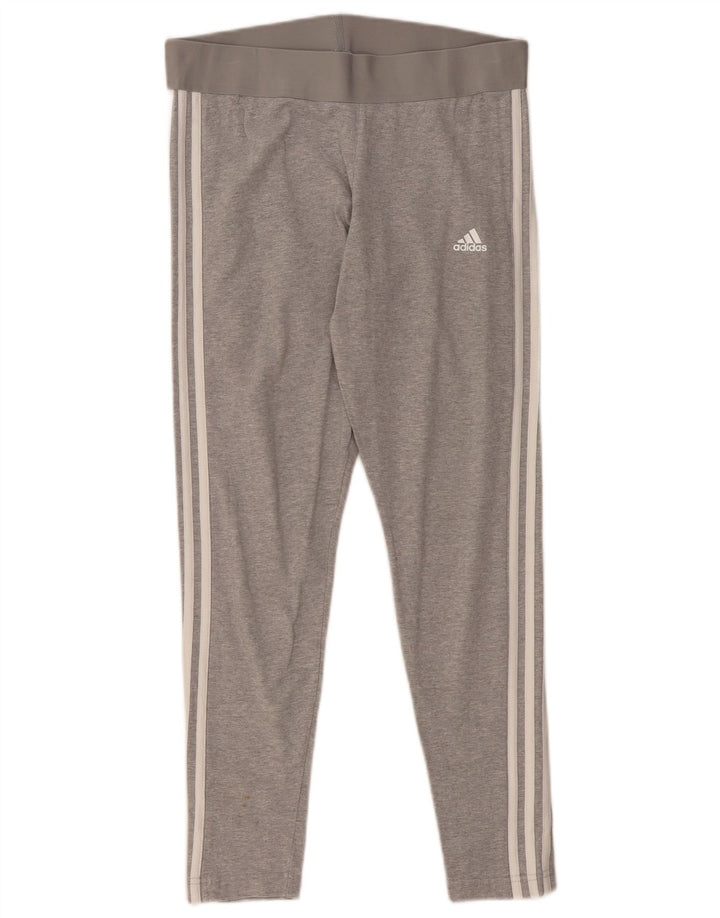 Leggings Adidas Mujer UK 16/18 Grande Gris