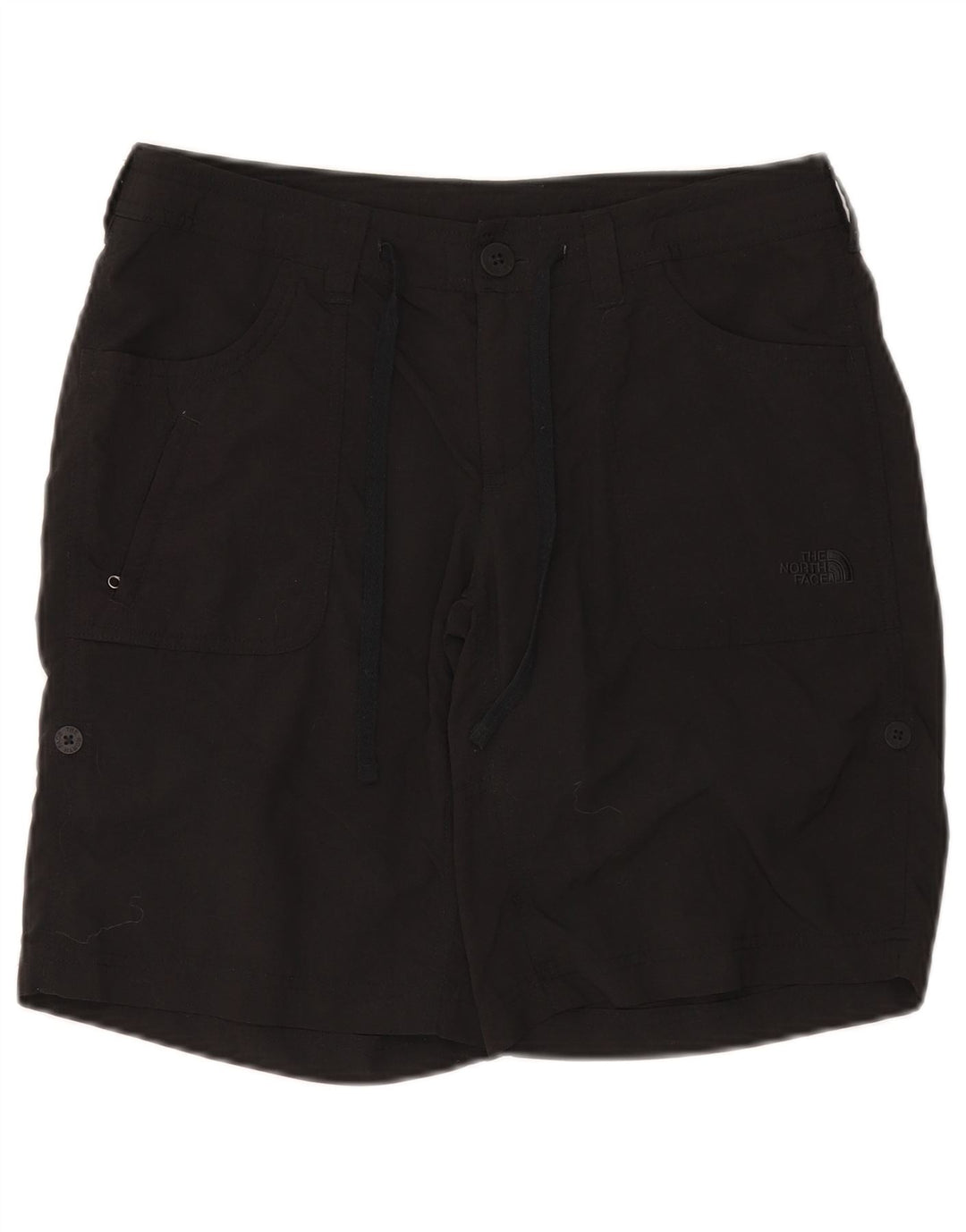 The North Face Pantalones Cortos Casuales Para Mujer W32 Large Nylon Negro