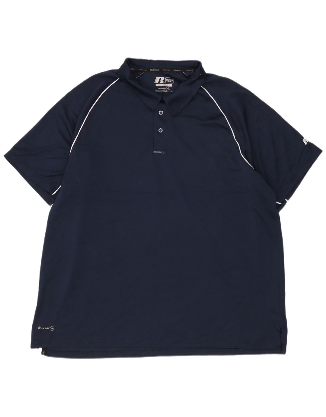 RUSSELL ATHLETIC Polo Hombre UK 50/52 2XL Azul Marino Poliéster