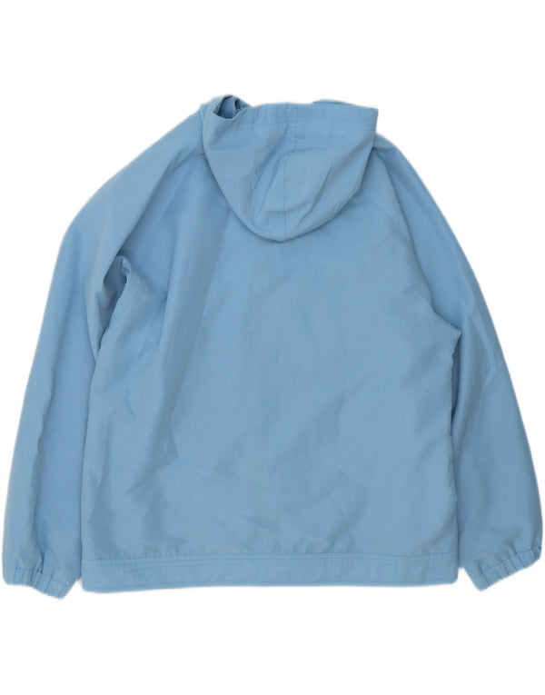 Reebok Chaqueta de lluvia holgada con capucha para mujer UK 46 Large Blue Sports