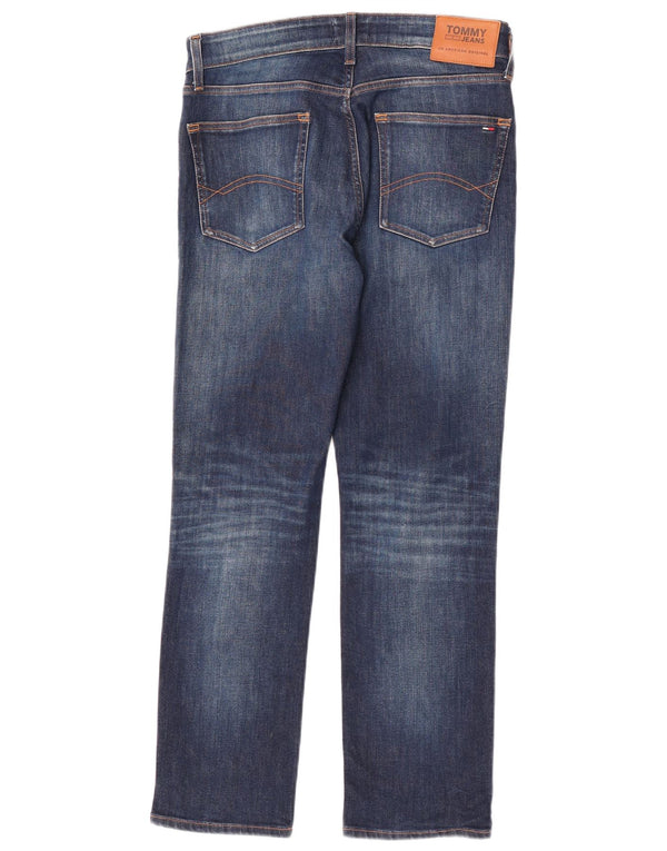 Tommy Hilfiger Vaqueros rectos para hombre W32 L30 Algodón azul