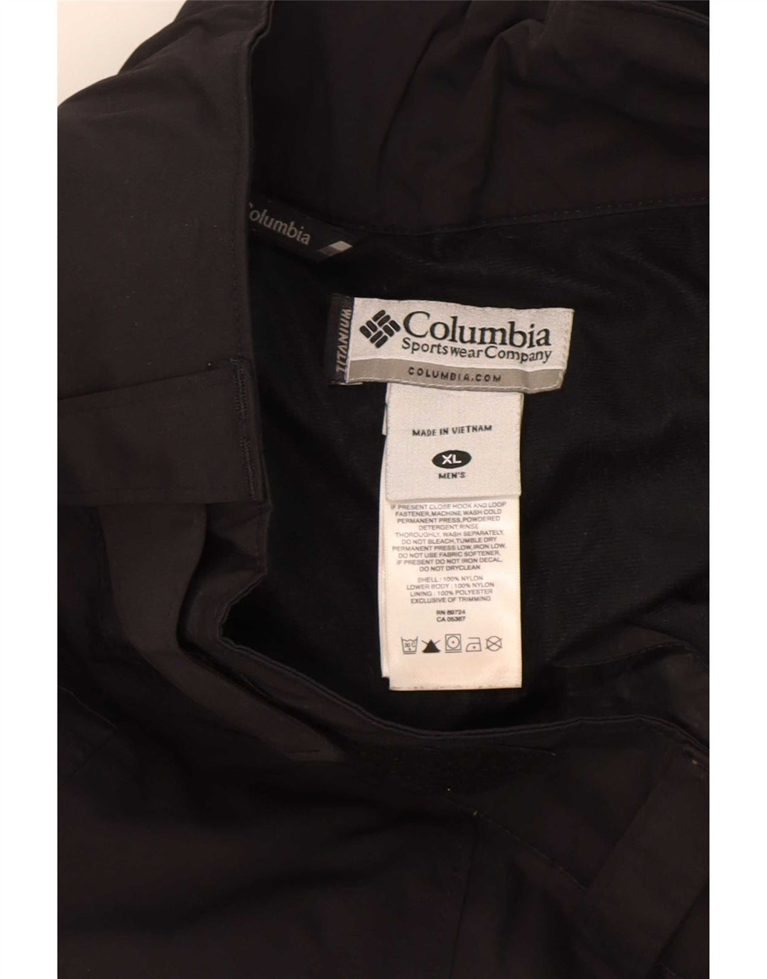 Columbia Omni-Tech Cargo Pantalones De Esquí Hombre XL Nylon Negro