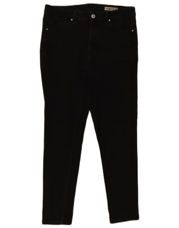 Marks & Spencer Jeans ajustados Ivy para mujer UK 14 Large W32 L26 Algodón negro