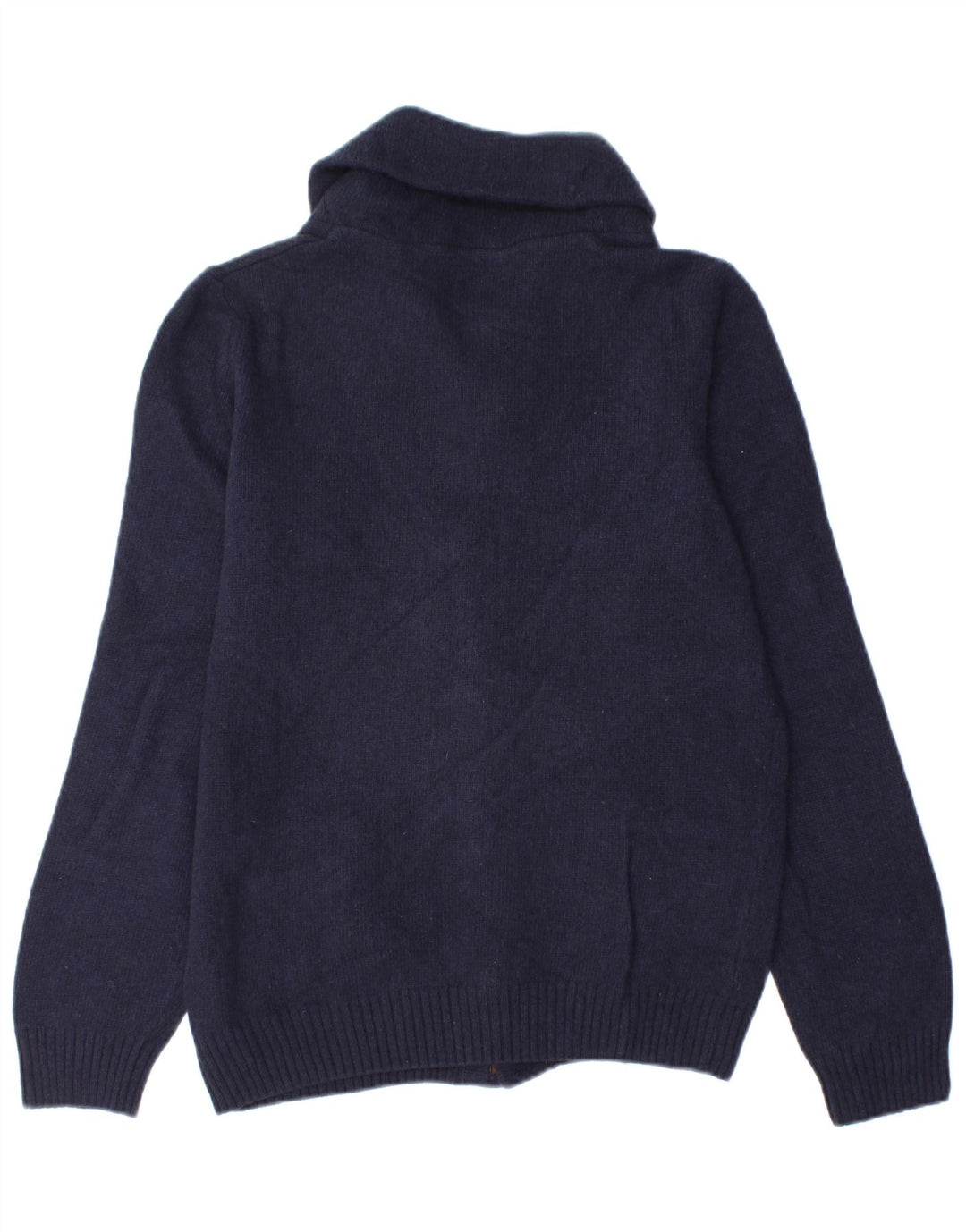 Brooksfield - Cárdigan para hombre IT 48 pequeño de lana azul marino