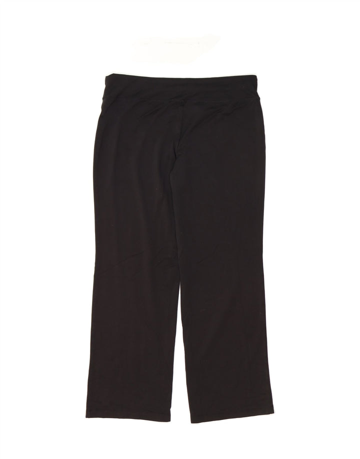 IZOD Womens Tracksuit Trousers UK 16 Large  Black Polyester Vintage Izod and Second-Hand Izod from Messina Hembry 