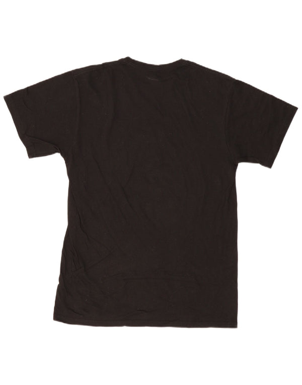 Hard Rock Cafe Hombres Copenhague Camiseta Gráfica Top Medio Algodón Negro