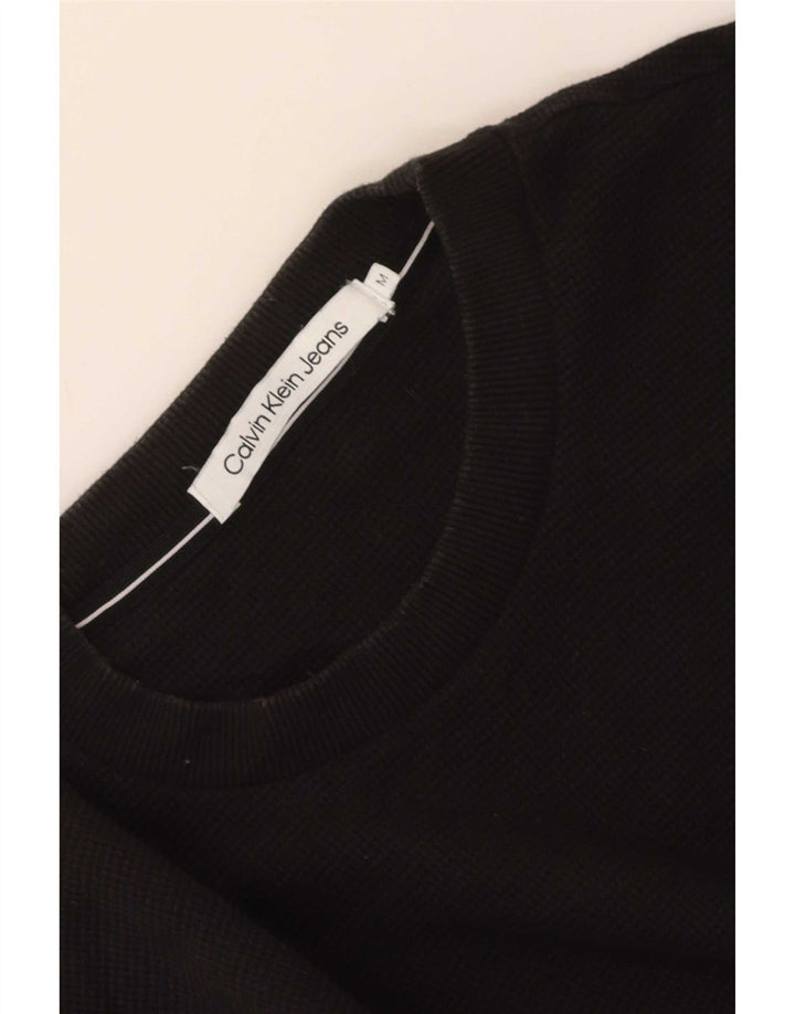 Calvin Klein Jeans Hombre Top Manga Larga Medio Negro