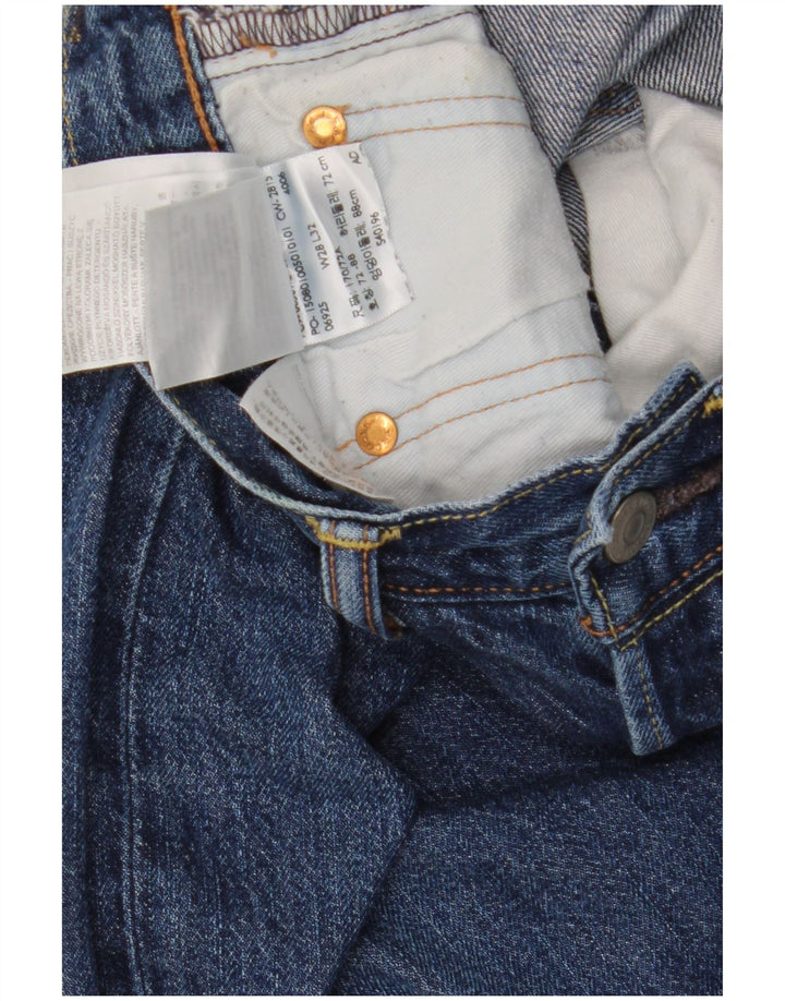 Vaqueros rectos Levi's para hombre W28 L32 Algodón azul marino