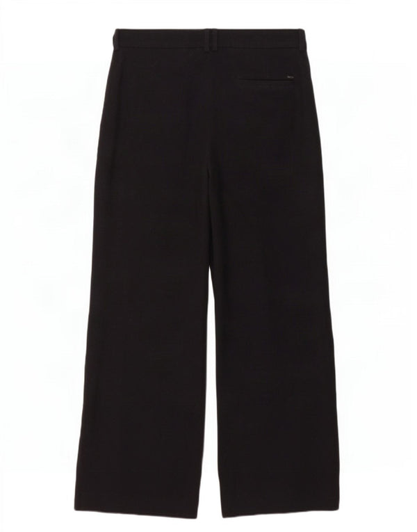 Tommy Hilfiger Pantalones de traje de pierna ancha para mujer US 10 Large W32 L30 Azul marino