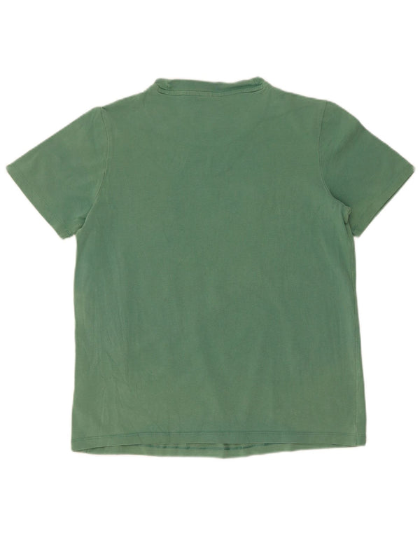 Adidas Camiseta gráfica para mujer Top UK 44 Algodón verde medio