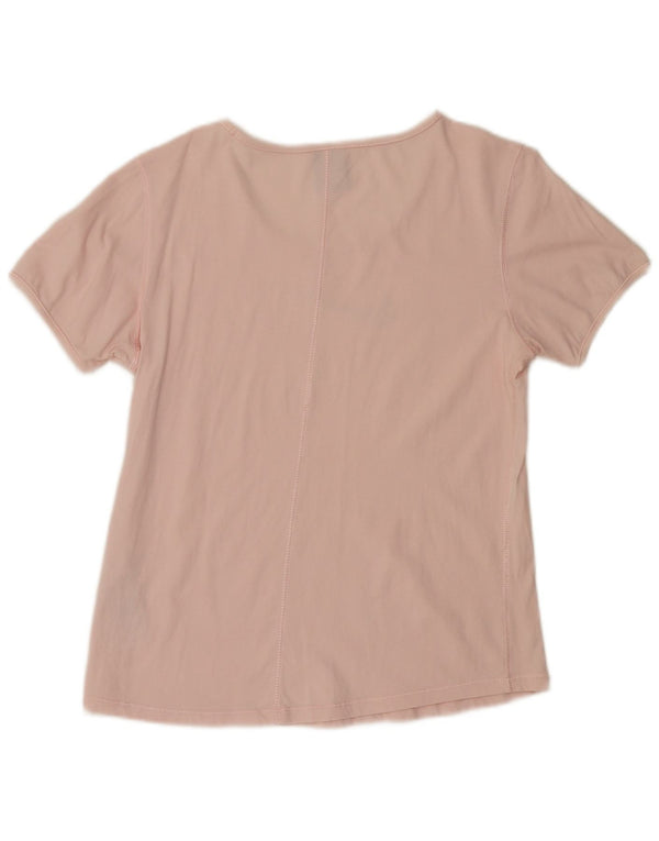 Nike Camiseta gráfica para mujer Top UK 14/16 Large Pink Cotton