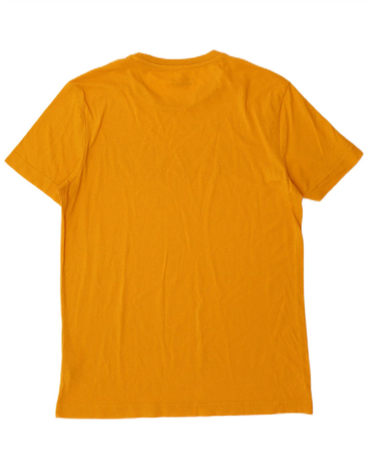 Lotto Hombre Camiseta Gráfica Top Algodón Amarillo Medio