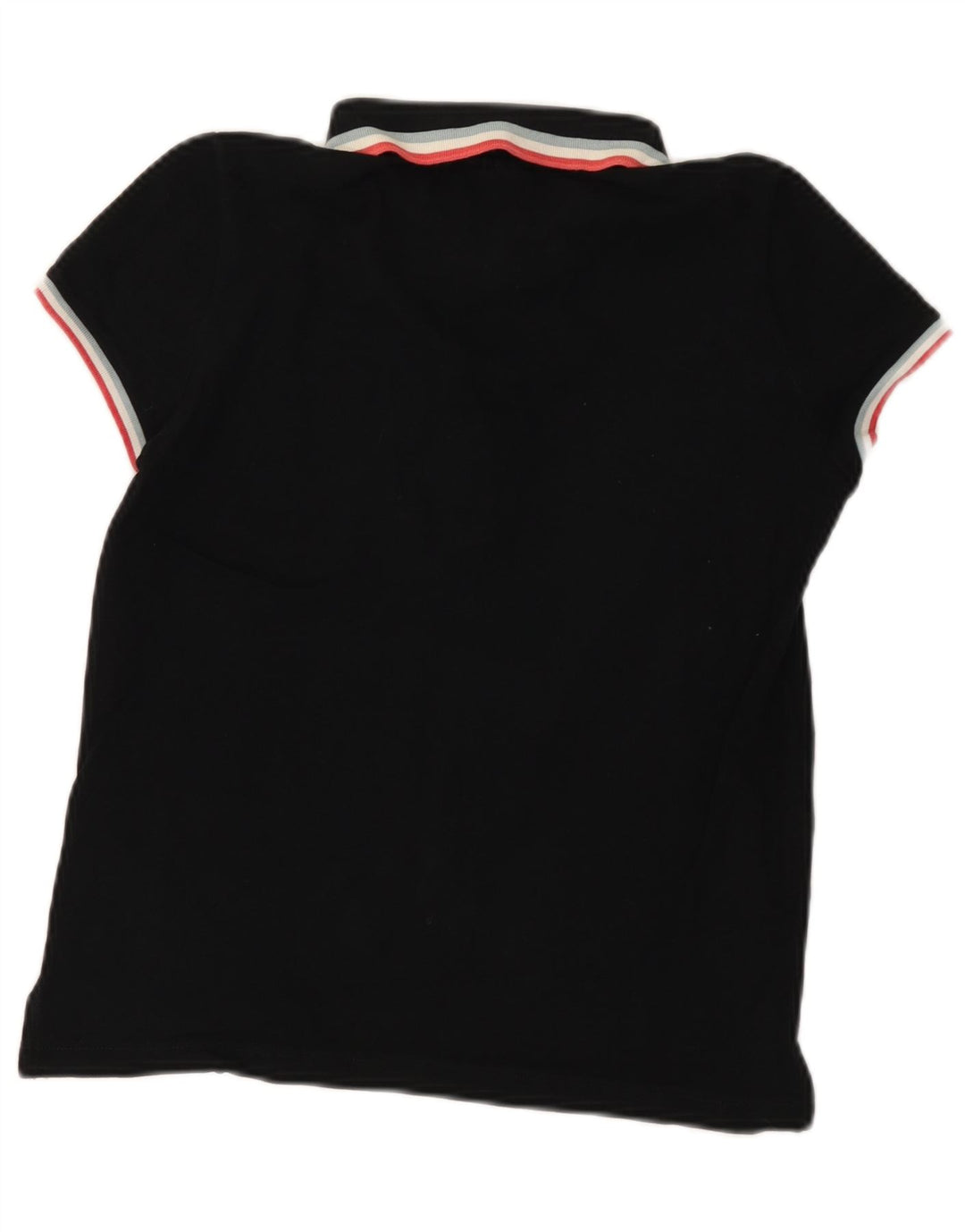 LACOSTE Polo de mujer talla 40 mediano algodón negro