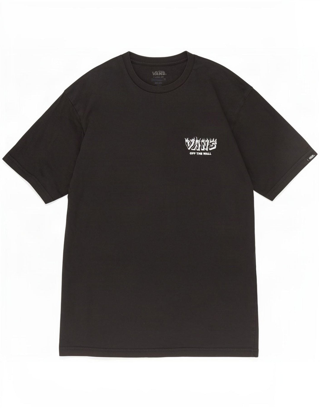 Vans Camiseta con gráfico de ajuste clásico para hombre Top mediano de algodón negro