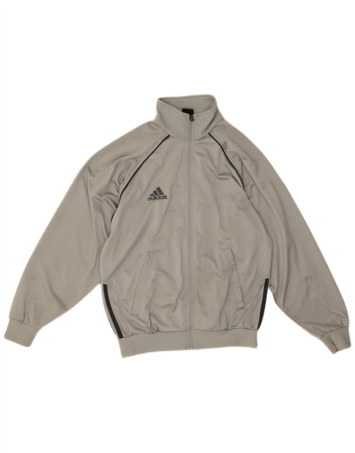 Adidas Chaqueta de chándal para niño 13-14 años Gris Colorblock Poliéster