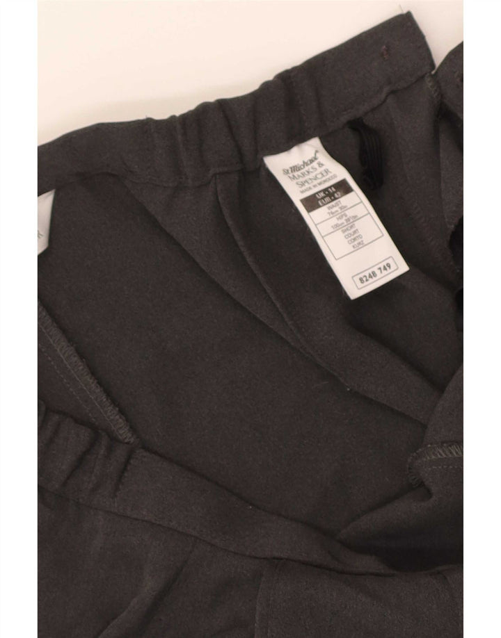 Marks & Spencer Pantalones Chinos Cortos para Mujer UK 14 Medium W30 L25 Gris