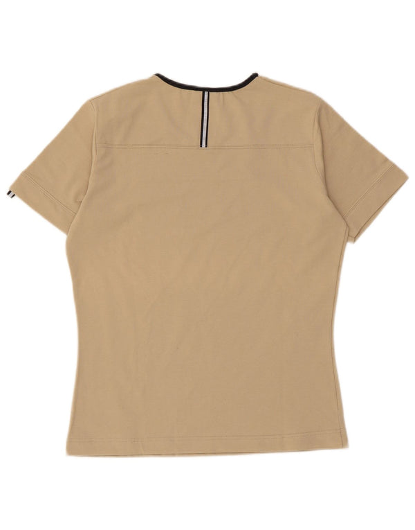 Champion Camiseta Gráfica para Mujer Top UK 12 Medium Beige