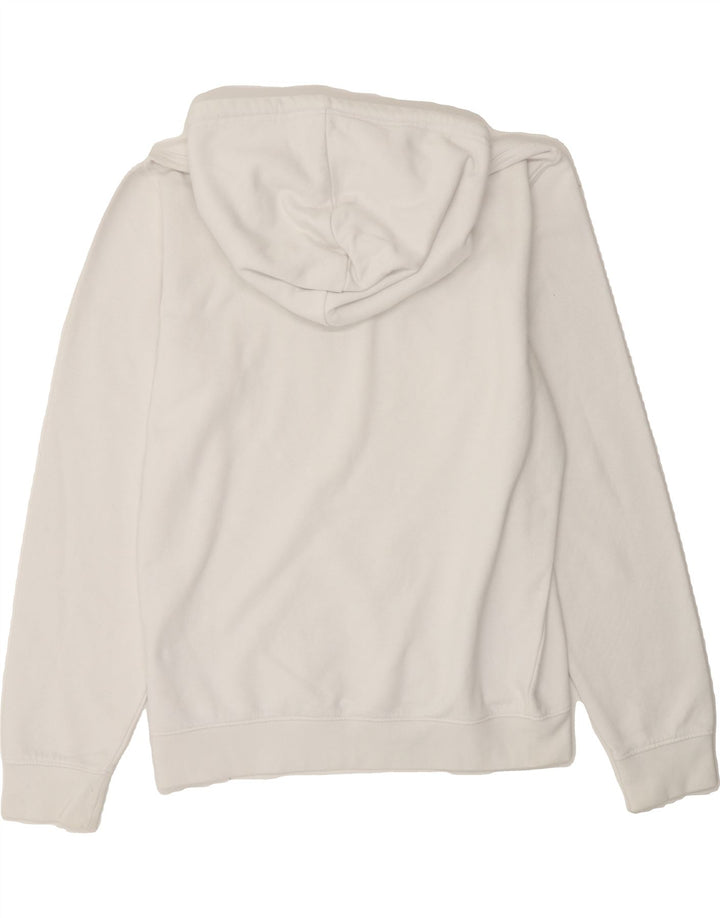 CHAMPION Mens Graphic Hoodie Jumper Medium White Cotton Vintage Champion and Second-Hand Champion from Messina Hembry 