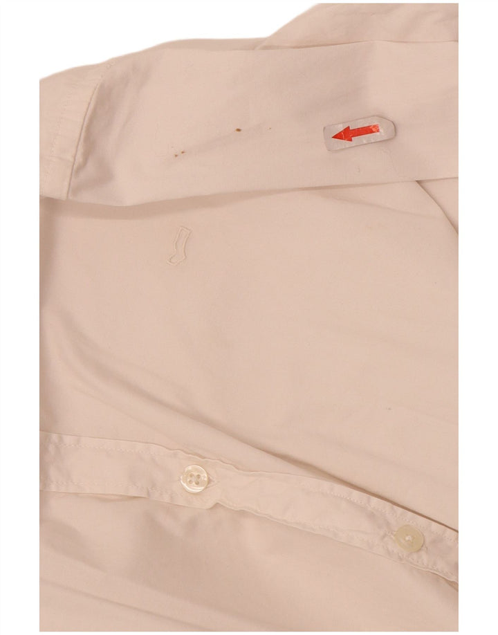Camisa Gas Hombre Grande Algodón Blanco