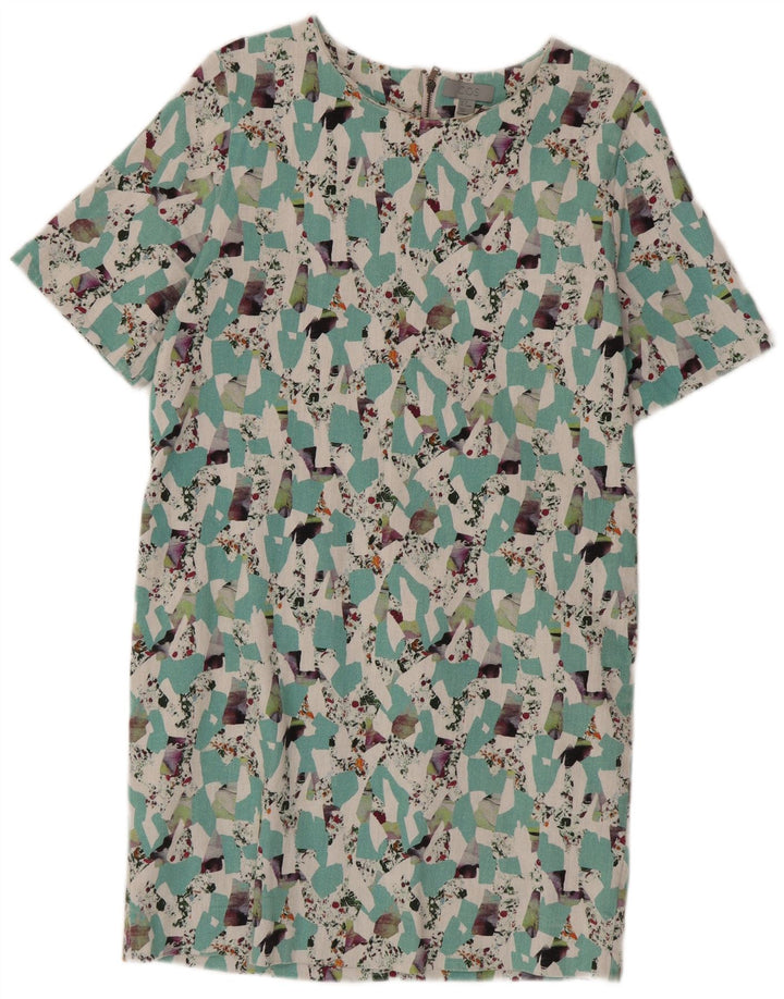 Cos Vestido recto regular para mujer EU 38 Algodón geométrico multicolor mediano