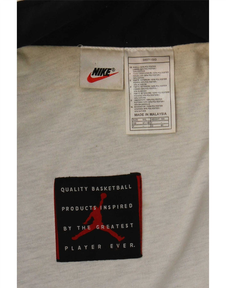 Nike Chaqueta bomber para hombre UK 47/48 2XL Negro Colorblock Poliéster
