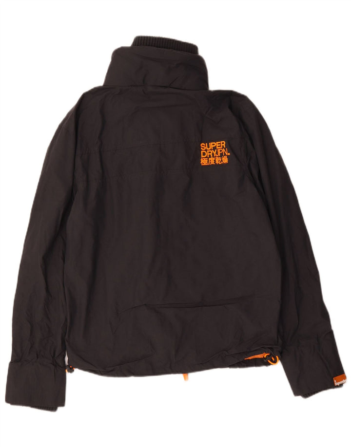 Superdry Chaqueta Bomber The Windcheater para Hombre UK 36 Small Gris Poliéster