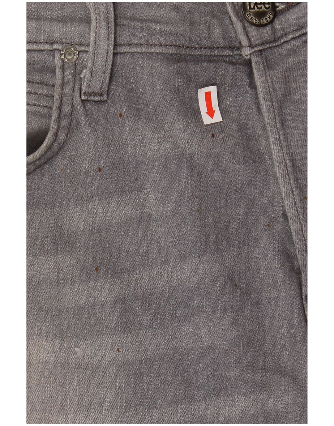 LEE Vaqueros Powell Slim para Hombre W34 L34 Algodón Gris