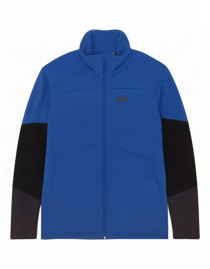 Helly Hansen Hombre Chándal Top Chaqueta Grande Azul Colorblock Poliéster