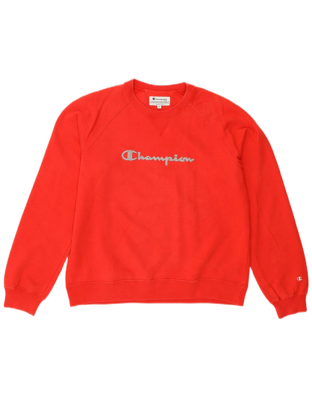Champion Sudadera Gráfica para Mujer Jumper UK 14 Mediano Rojo Algodón