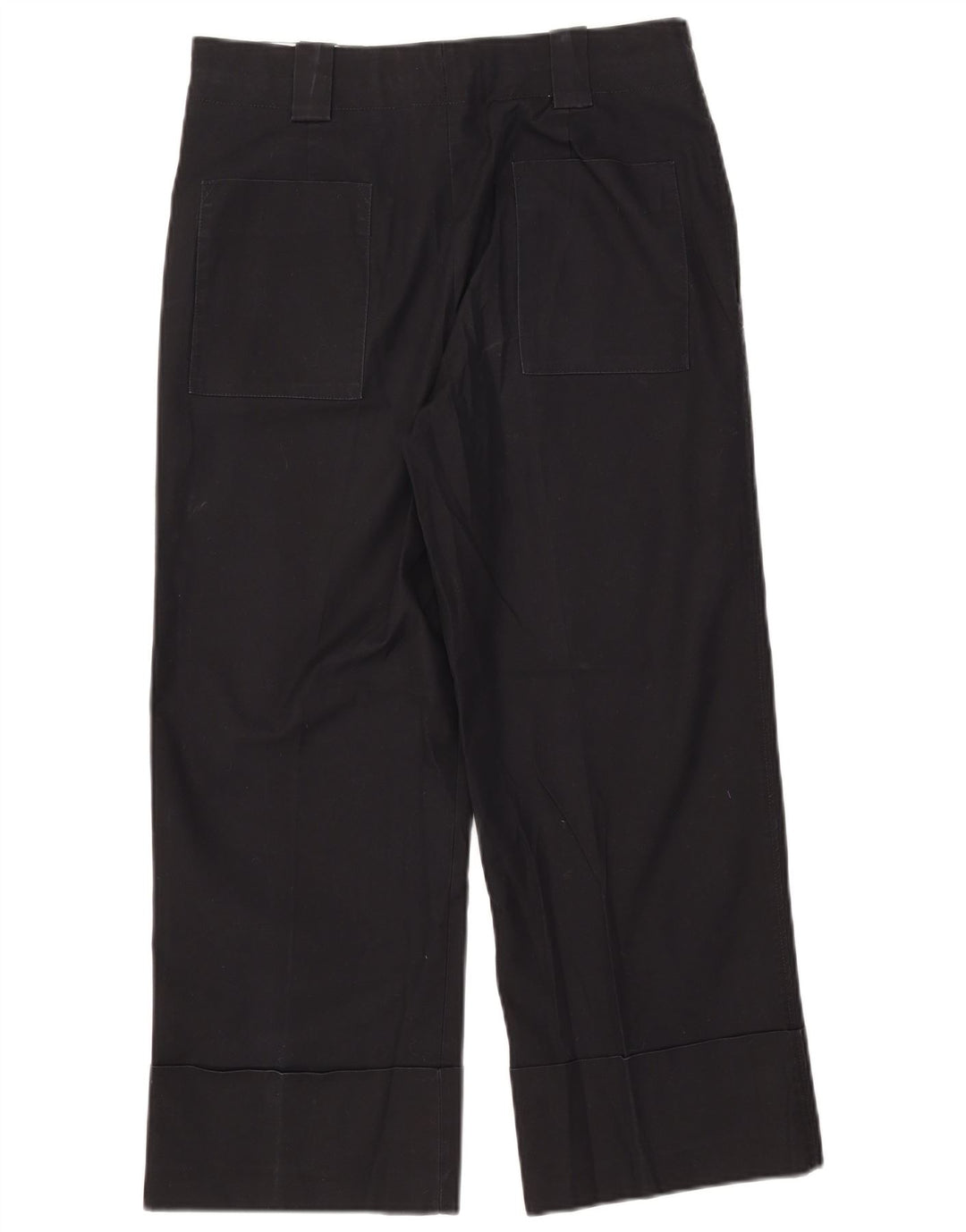 Zara Mujer Pantalones Cortos Medianos W28 L24 Algodón Negro
