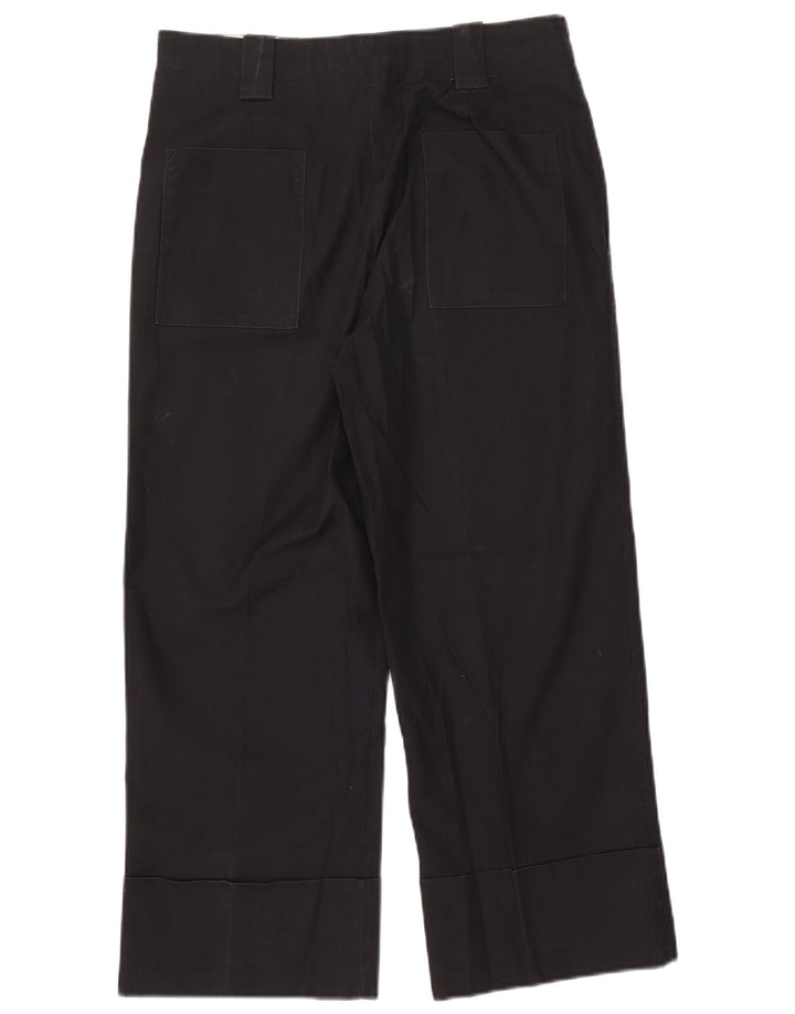 Zara Mujer Pantalones Cortos Medianos W28 L24 Algodón Negro