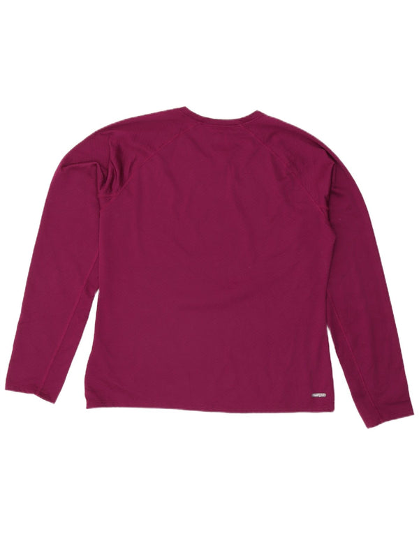 The North Face Camiseta Mujer Manga Larga ES 40 XL Poliéster Morado